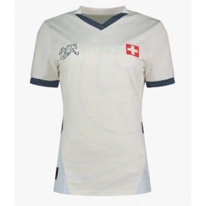 Švicarska Gostujuci Dres za Ženska EP 2024 Kratak Rukavima